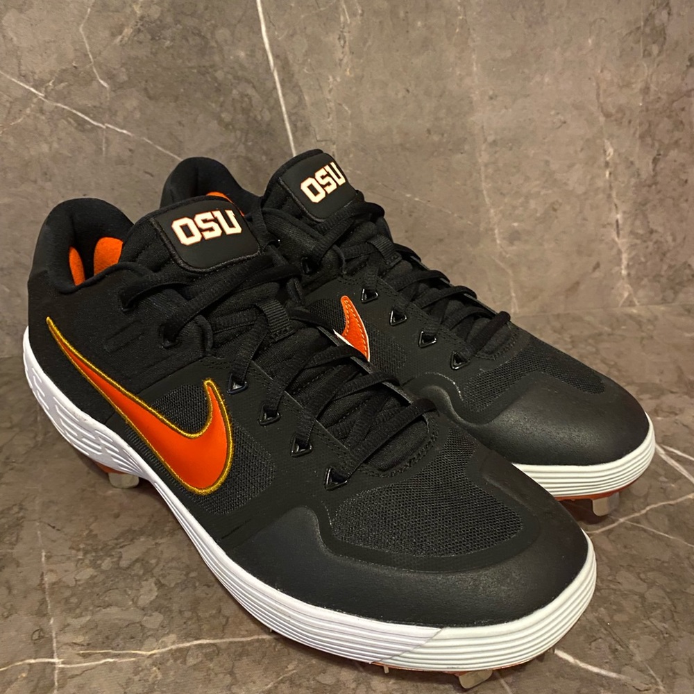 Nike Mens OSU Oregon State University Baseball Cleats New Size 11.5